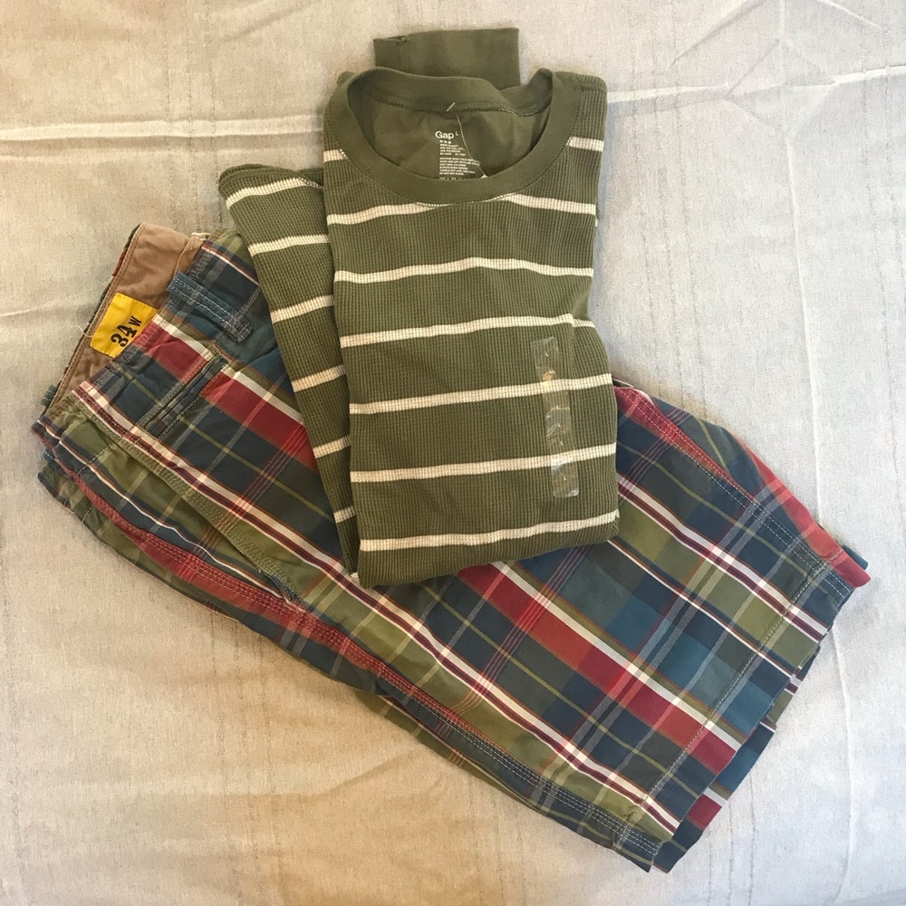 GAP plaid men’s shorts size 33